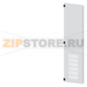 SIVACON, door half, left, with ventilation openings, IP20, H: 2000 mm, W: 450 mm, RAL 7035, Protection class 1 Siemens 8MF1070-2UT25-1BA2 