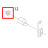 Self-lock nut M6 Fagor FI-64 B