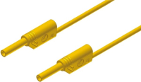 Провод тестовый 0.5 м, 10 A, 1000 В/AC/DC, желтый Hirschmann 975695703