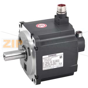 SIMOTICS S-1FL6 Рабочее напряжение 3AC 400 В Pn = 2 кВт; Nn = 2000 об М0 = 15 Нм; МН = 9,55 Нм вал высота 65 мм Абсолютный датчик 20 бит (12 бит многооборотный), работает от батареи с шпонкой, допуска Н без проведения тормоза Степень защиты IP65 с уплотни 