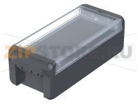 Корпус, 191x80x60 мм, поликарбонат UL 94 V0, прозрачная крышка Bopla B 180806 PC-V0-G 7024