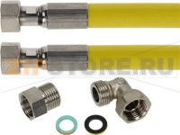 ГАЗОВЫЙ ШЛАНГ TUBOGAZ Ø 1/2"MF 2000 ММ