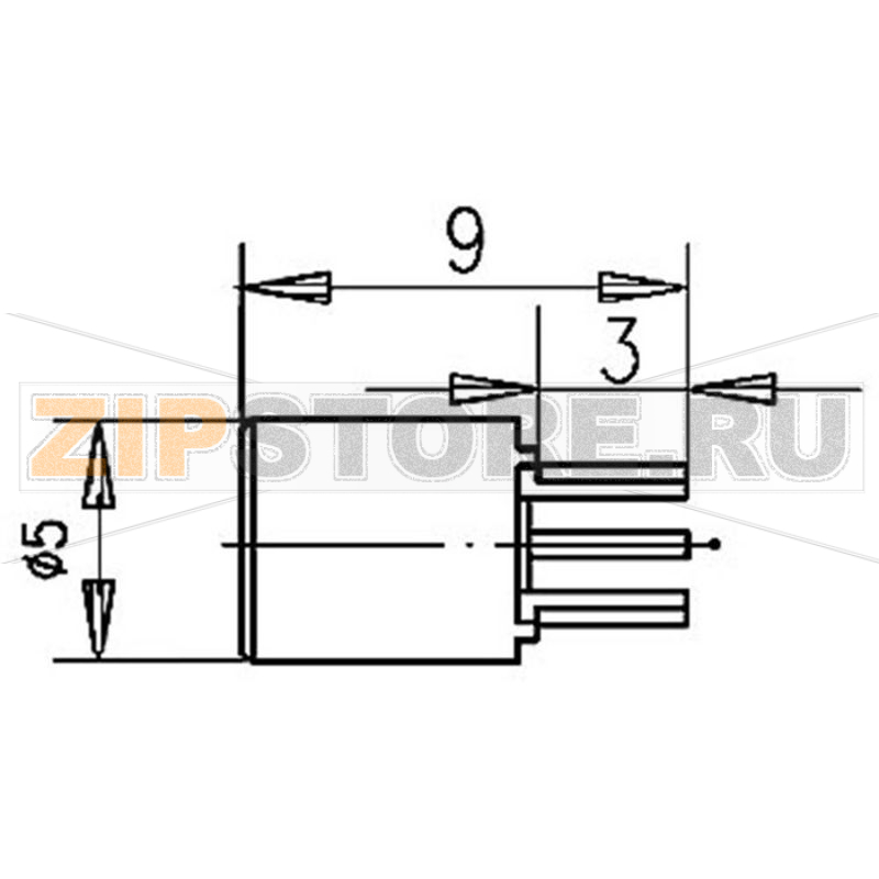 Разъем MCX, 50 Ом, 1 шт Telegärtner J01271A0141 