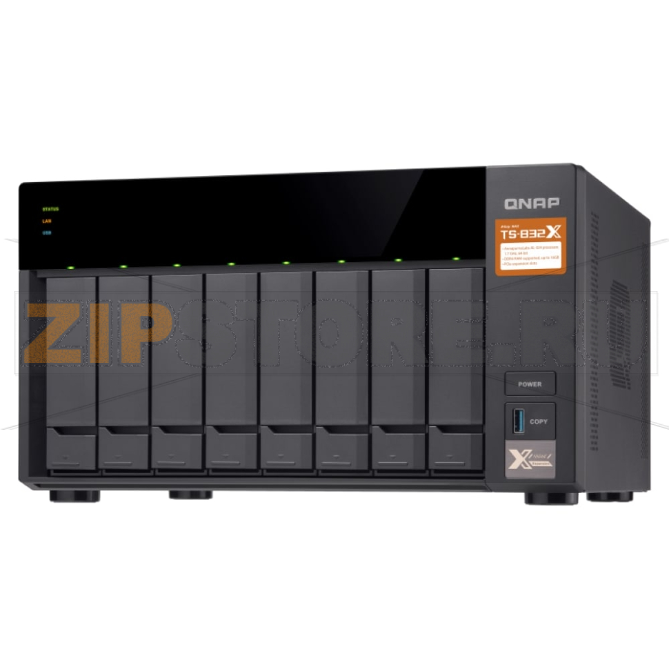 Накопитель сетевой QNAP TS-832X 