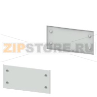 SIVACON, base covers, for cabinet sides H: 200 mm, T: 400 mm, RAL 7035 Siemens 8MF1204-2CT