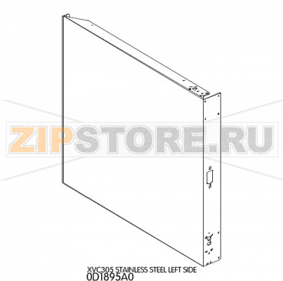 Stainless steel left side Unox XVC 305 Stainless steel left side Unox XVC 305Запчасть на деталировке под номером: 2Название запчасти на английском языке: Stainless steel left side Unox XVC 305