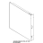 Stainless steel left side Unox XVC 305