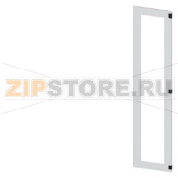 SIVACON, door, right, inspection window, IP55, H: 2200 mm, W: 500 mm, RAL 7035, Protection class 1 Siemens 8MF1250-2UT14-0BE2