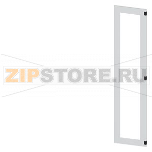 SIVACON, door, right, inspection window, IP55, H: 2200 mm, W: 500 mm, RAL 7035, Protection class 1 Siemens 8MF1250-2UT14-0BE2 