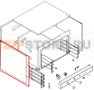 Fianco dx/sx per forno modd. 4t Tecnoeka EKF 464 Fianco dx/sx per forno modd. 4t Tecnoeka EKF 464Запчасть на сборочном чертеже под номером:&nbsp;30212530Название запчасти на итальянском языке:&nbsp;Fianco dx/sx per forno modd. 4t Tecnoeka EKF 464
