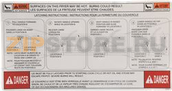 PLASTRON INSTRUCTION FERMETURE COUVERCLE 