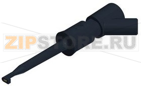 Щуп тестовый 2 мм, черный Hirschmann KLEPS 2 BU BLACK 