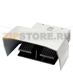FUSSTASTER, ZWEIPEDALIG LEITUNGSEINFUEHRUNG M20X1,5 С IP65, 2 X 2НО+2НЗ С SCHUTZHAUBE Siemens 3SE2932-1AA20 