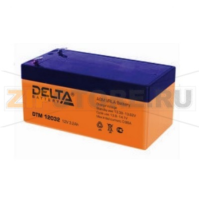 Delta DTM 12032 Свинцово-кислотный аккумулятор Delta DTM 12032 (характеристики): Напряжение - 12 В; Емкость - 3,3 Ач; Габариты: 134 мм x 67 мм x 67 мм, Вес: 1,25 кгТехнология аккумулятора: AGM VRLA Battery