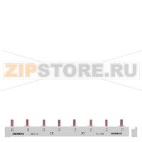 ШИНА ШТИФТОВОГО ТИПА БЕЗОПАСНАЯ ДЛЯ ПРИКОСНОВЕНИЯ 16КВ.ММ 3X1-ФАЗ. L=1016ММ БЕЗ КОНЦЕВЫХ ЗАГЛУШЕК Siemens 5ST3714