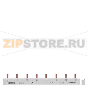 ШИНА ШТИФТОВОГО ТИПА БЕЗОПАСНАЯ ДЛЯ ПРИКОСНОВЕНИЯ 16КВ.ММ 3X1-ФАЗ. L=1016ММ БЕЗ КОНЦЕВЫХ ЗАГЛУШЕК Siemens 5ST3714 