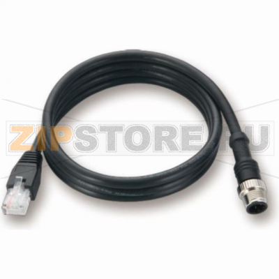 Кабель 1 м MOXA CBL-M12DMM4PM12DMM4P-BK-100-IP67 