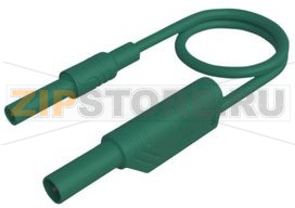 Провод тестовый 2 м, зеленый Hirschmann MAL S WS-B 200/2,5 GREEN 