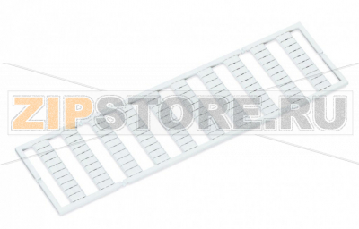 Маркировочная карта WMB; в картах; МАРКИРОВАНО; 1A, 1B, ..., 1G, 1H, ... до 10A, 10B, ..., 10G, 10H; растягиваемые 5 - 5,2 мм; Вертикальная маркировка; с креплением на защелке; белые Wago 793-5958 