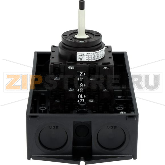 Выключатели главные, T3, 32 A, 4 модуля, 6-полюсн Eaton T3-4-15682/I2/SVB 