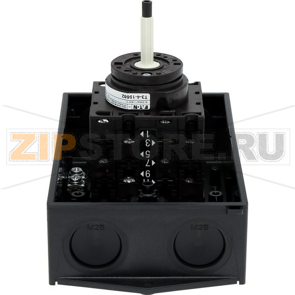 Выключатели главные, T3, 32 A, 4 модуля, 6-полюсн Eaton T3-4-15682/I2/SVB 