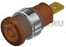Гнездо 32 А, 1 кВ, коричневое Hirschmann SEB 2620 F63 BRAUN / BROWN 