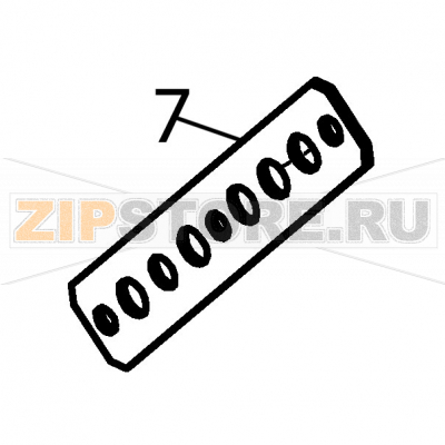 Resist. circular 1/1 advance seal Fagor AE-061 Resist. circular 1/1 advance seal Fagor AE-061Запчасть на деталировке под номером: 7Название запчасти Fagor на английском языке: Resist. circular 1/1 advance seal AE-061.