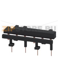 МОДУЛЬ ЭЛЕКТРИЧЕСКОГО ПОДКЛЮЧЕНИЯ ВЕРХНИЙ ДЛЯ КОНТАКТОРНОЙ СБОРКИ S0, (БЕЗ ПРОСТРАНСТВА МЕЖДУ КОНТАКТОРАМИ) Siemens 3RA2923-3DA1