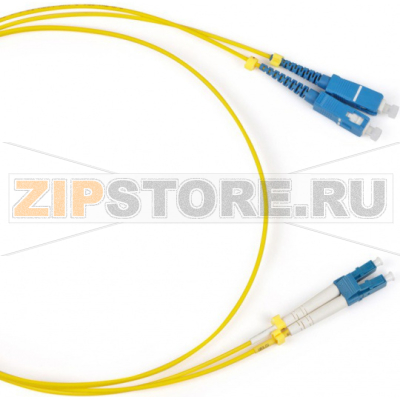 патч-корд волоконно-оптический SM 9/125 (OS2), LC/UPC-SC/UPC, duplex, LSZH, 5м 
