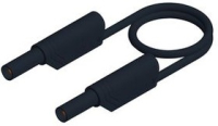 Провод тестовый 0.5 м, черный Hirschmann MLS WS 50/2.5 BLACK