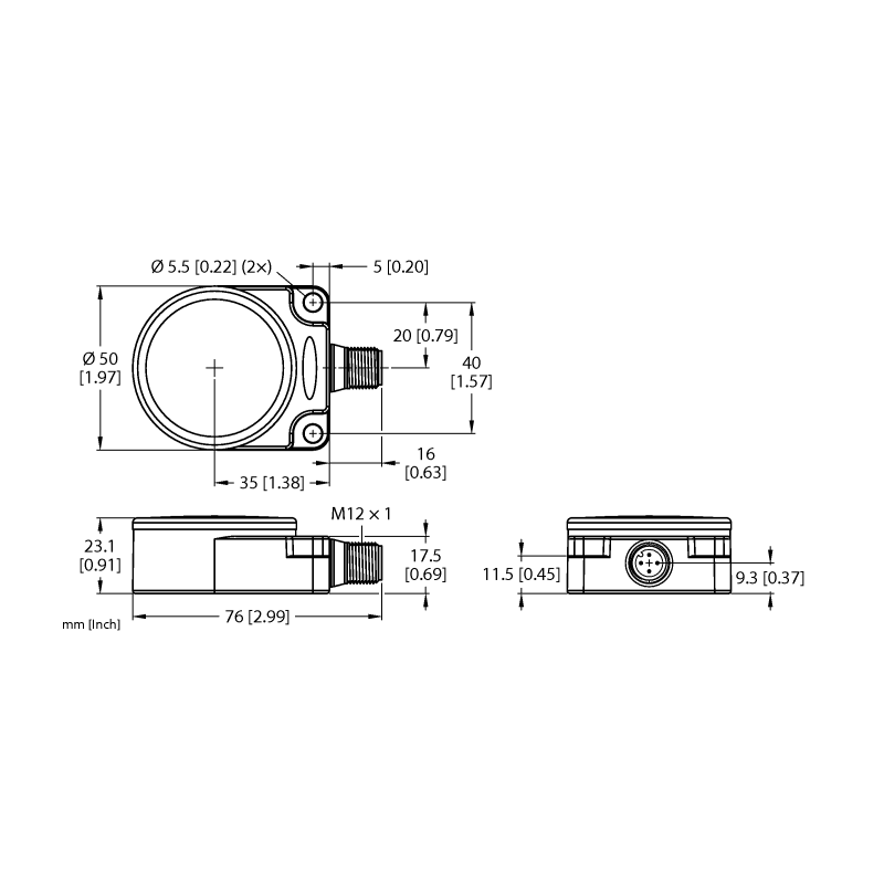 Светильник светодиодный Turck WL50F-3WQ 