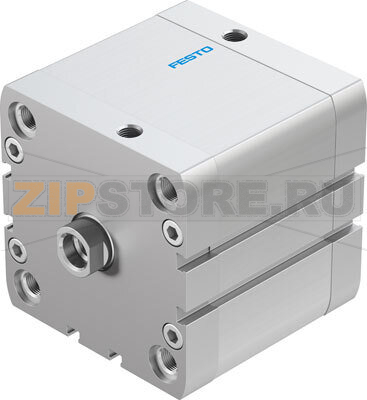 Пневмоцилиндр компактный Festo ADN-80-40-I-PPS-A 