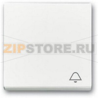 Клавиша выключателя c символом "Звонок", альпийский белый ABB 2CKA001751A3180