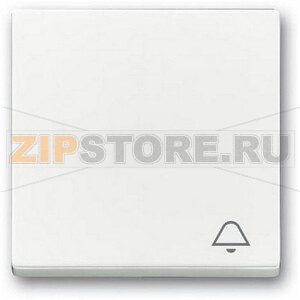 Клавиша выключателя c символом &quot;Звонок&quot;, альпийский белый ABB 2CKA001751A3180 