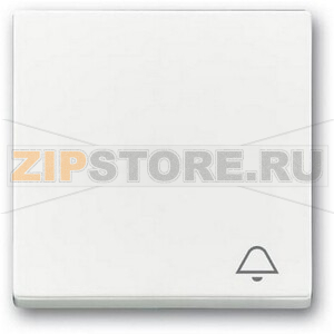Клавиша выключателя c символом &quot;Звонок&quot;, альпийский белый ABB 2CKA001751A3180 