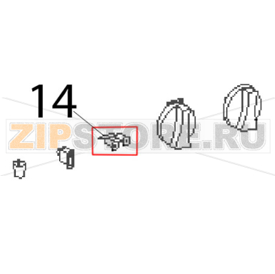 Green pilot light Roller Grill Majestic Green pilot light Roller Grill MajesticЗапчасть на деталировке под номером: 14