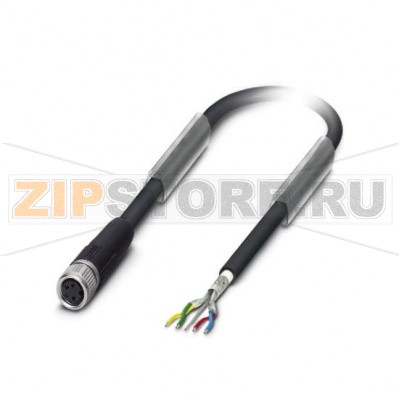 Системный кабель шины Phoenix Contact SAC-4P-20,0-950/M 8FS INTERBUS, 4-полюсн., PUR без галогенов, черный RAL 9005, экранирован., свободный конец, к Гнездо прямое M8, Длина кабеля: 20 м.Минимальный заказ: 1 шт.Упаковка: 1 шт.