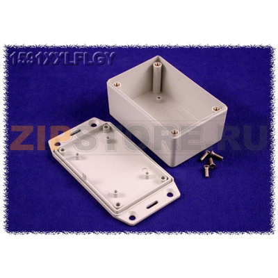 Корпус 121x66x41 мм, материал: пластик, серый, 1 шт Hammond 1591XXCFLGY 