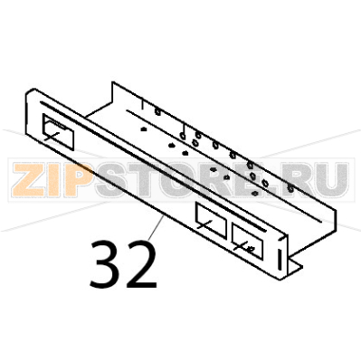 Pannello portastrumenti Teikos TS820 Pannello portastrumenti Teikos TS820Запчасть на деталировке под номером: 32