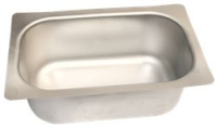 TRAY ST./STEEL GN 1/4 265x162xH100 mm