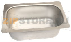 TRAY ST./STEEL GN 1/4 265x162xH100 mm 