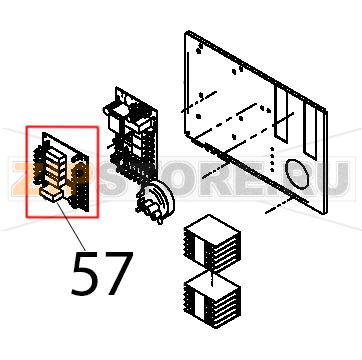 Timer multifunzione ELI Teikos TS983 Timer multifunzione ELI Teikos TS983Запчасть на деталировке под номером: 57