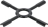 REDUCER TRIVET CROSS ENAMELLED