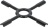 REDUCER TRIVET CROSS ENAMELLED