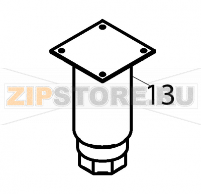 Adjustable leg Fagor AD-90 Adjustable leg Fagor AD-90Запчасть на деталировке под номером: 13Название запчасти Fagor на английском языке: Adjustable leg AD-90.