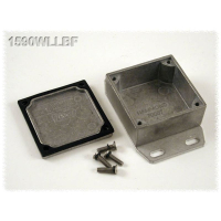 Корпус алюминиевый 50x50x25 мм, серый, 1 шт Hammond 1590WLLBF