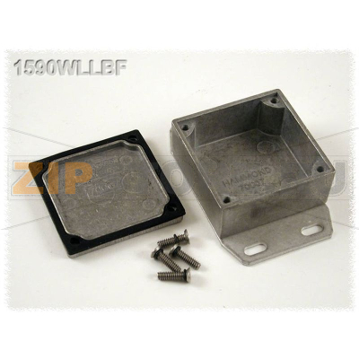 Корпус алюминиевый 50x50x25 мм, серый, 1 шт Hammond 1590WLLBF 