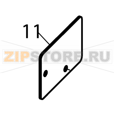 Spacer plate Fagor VE-202 Spacer plate Fagor VE-202Запчасть на деталировке под номером: 11Название запчасти Fagor на английском языке: Spacer plate VE-202.