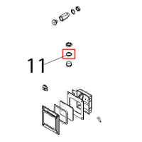 Washer 3/8" 3/8'' Ø: 22-Ø: 17.2=1.5 CU/NI Angelo Po FC1011G