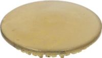 BURNER CAP PRINTED BRASS POLISHED